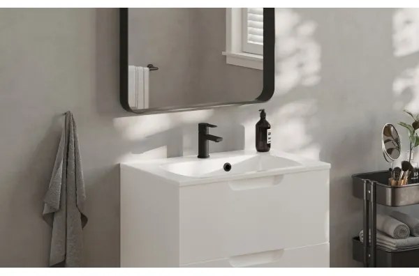 Ravak X070488 - Miscelatore per lavabo SOLAR 13,5 cm nero