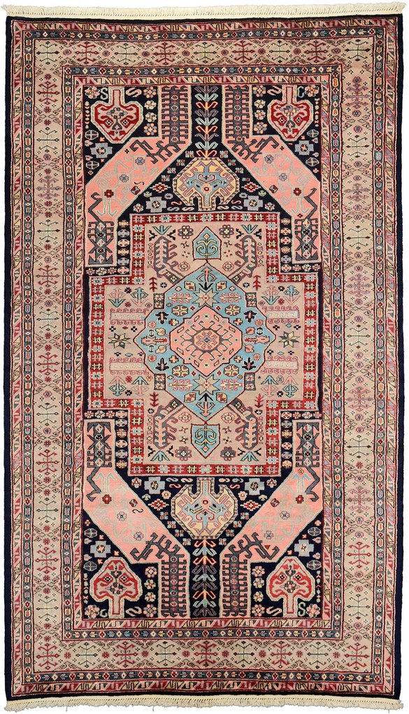 Bokhara Tappeto 280x160 Beige (Pakistan) Annodato A Mano