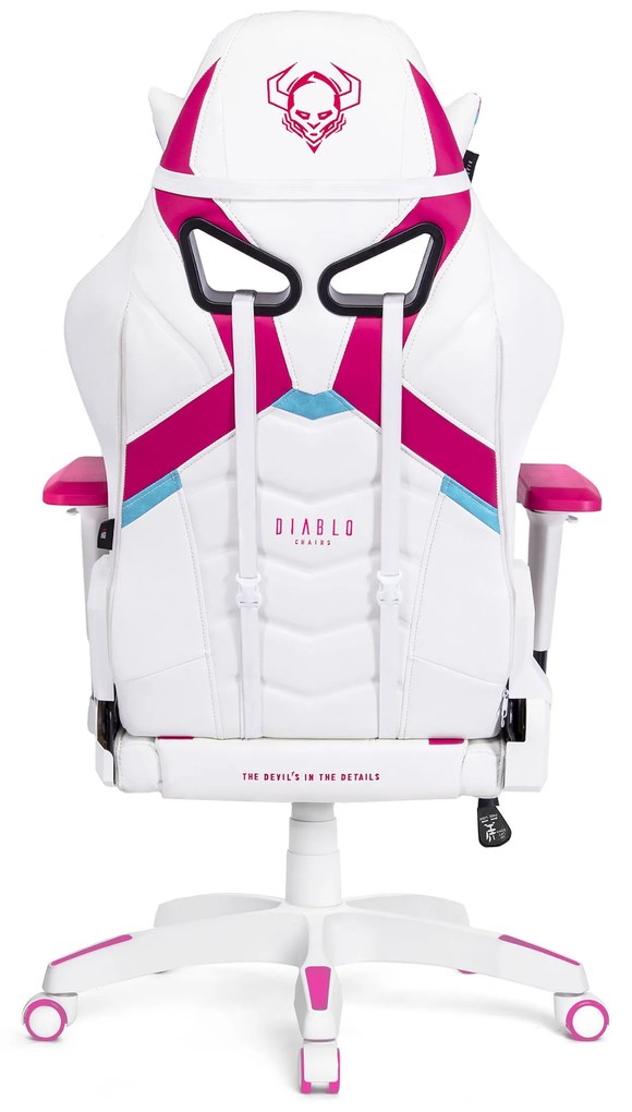 Sedia da gaming Diablo X-Ray Normal Size: Bianco Rosa