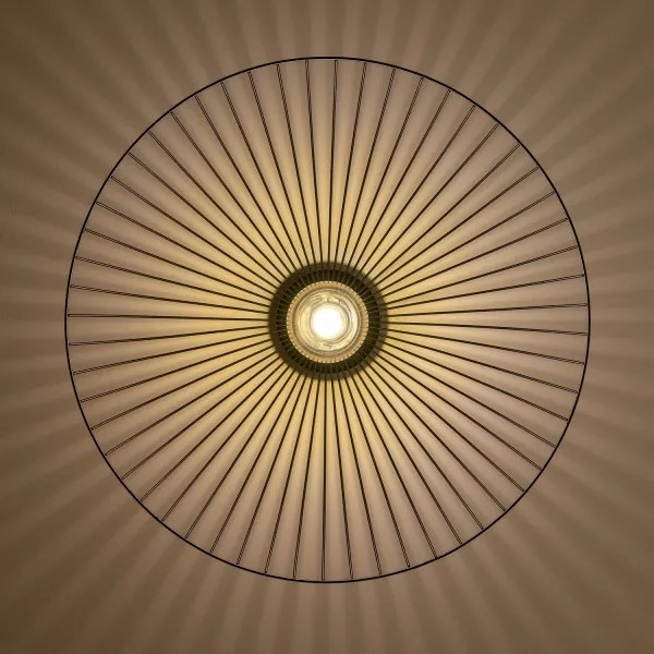 Brilagi - Plafoniera LED CERIA WIRE 1xE27/40W/230V Ø 60 cm nero