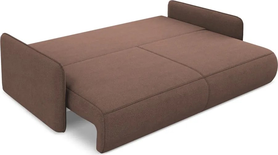 Divano rosa allungabile/con contenitore 216 cm Nanea – Makamii