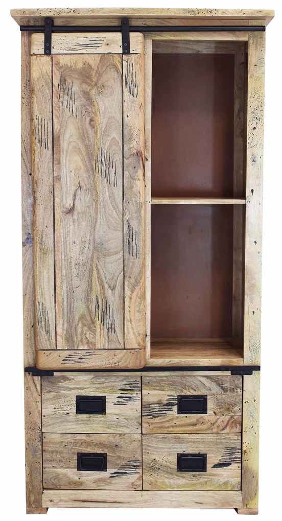 BEILY - credenza legno di mango quattro cassetti