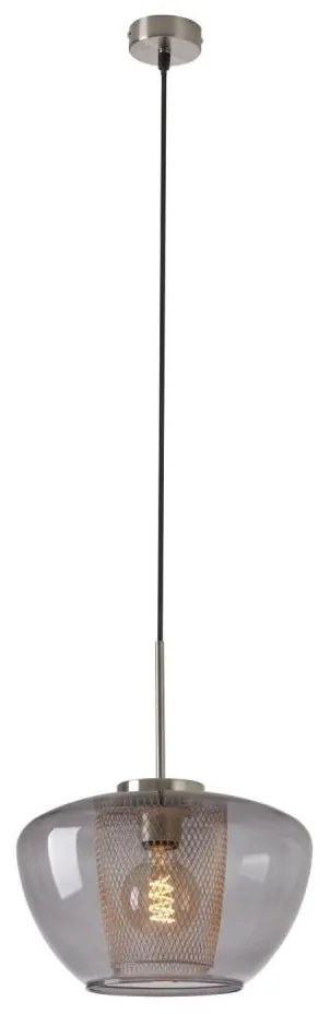 Briloner 4016-014 - Lampadario a sospensione con filo SEVENTIES 1xE27/40W/230V limpido