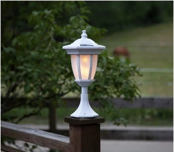 Apparecchio solare LED bianco per esterni Flame - Star Trading