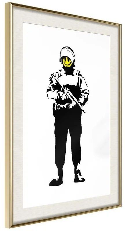 Poster Banksy: Smiling Copper