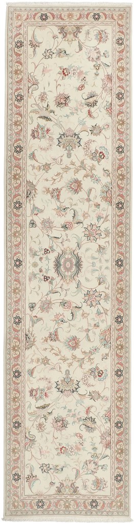 Tabriz Tappeto 360x90 (Iran) Annodato A Mano
