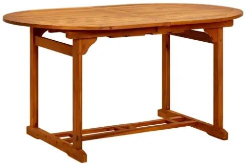 Tavolo da Giardino 200x100x75 cm in Legno di Acacia