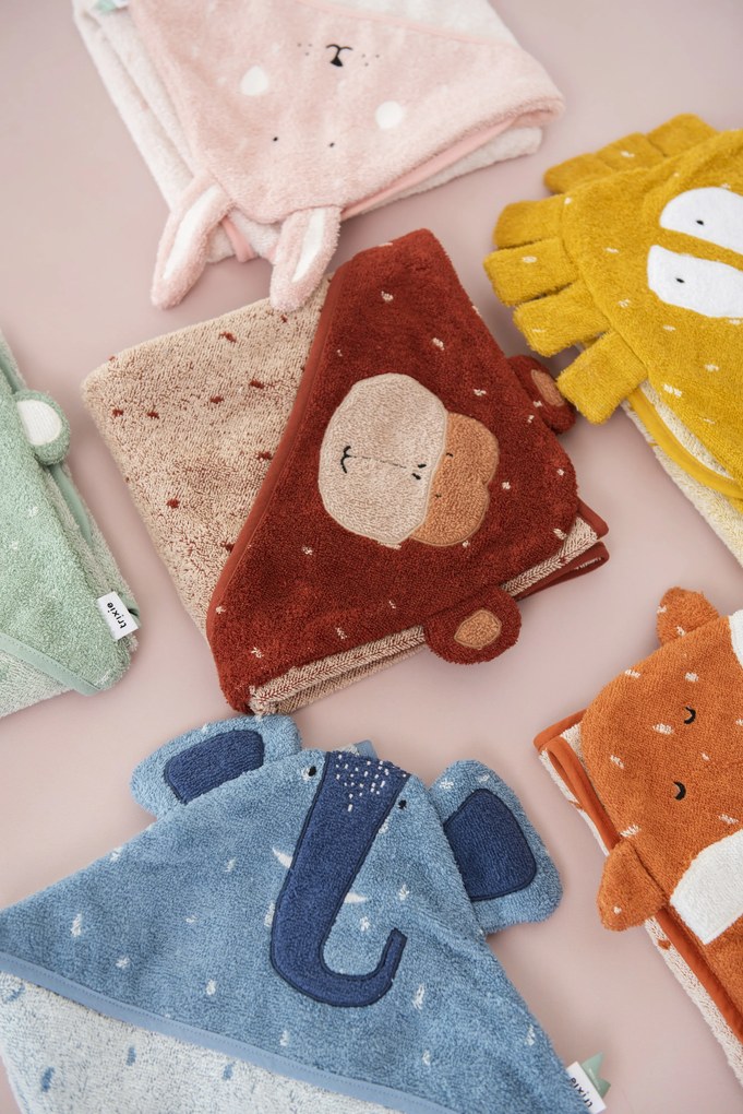 Asciugamano con cappuccio Mr. Rabbit – 75 x 75 cm