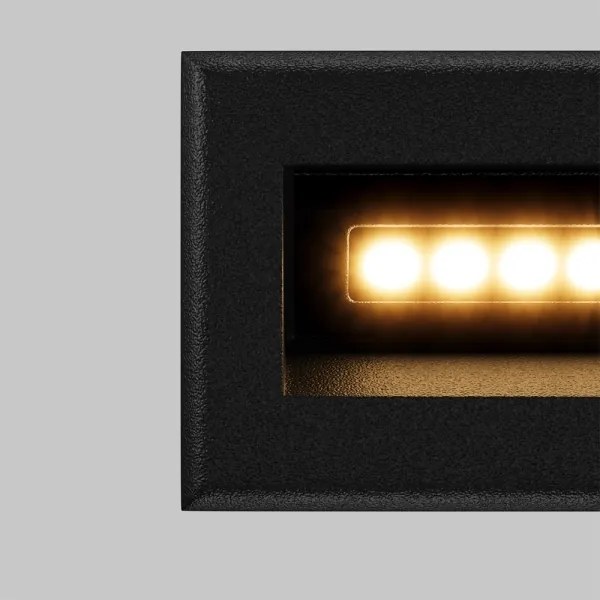 Maytoni O045SL-L3B3K-Luce da esterno da incasso LED BOSCA LED/3W/230V IP65 nero