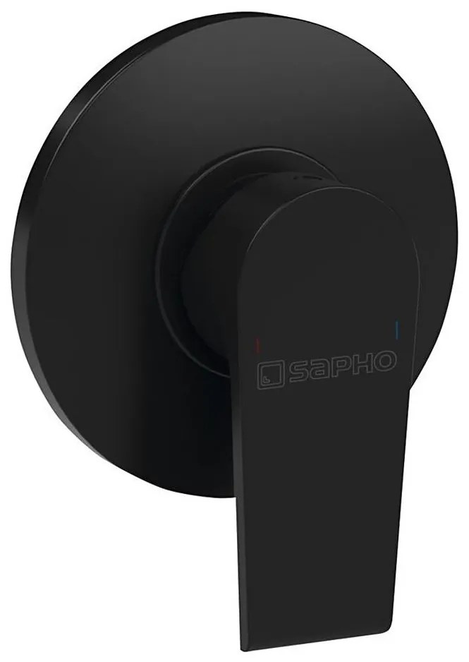 Sapho - Miscelatore doccia ad incasso KAI nero opaco