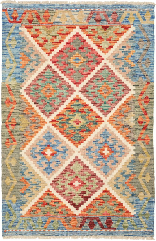 Kilim Tappeto 130x80 (Pakistan) Tessuto A Mano