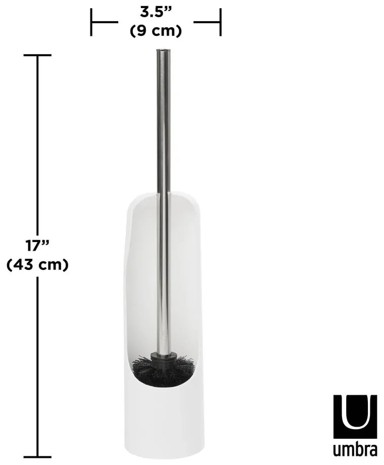 Scopino in plastica bianco Touch - Umbra