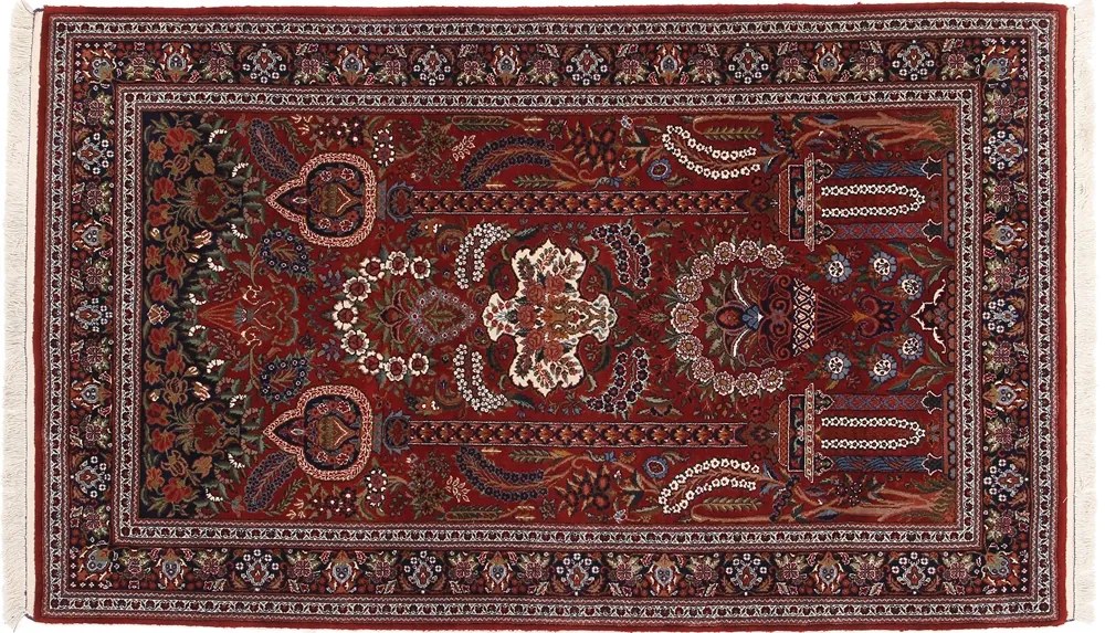 Kashan Tappeto persiano 200 x 120 Blu (Iran) Annodato A Mano