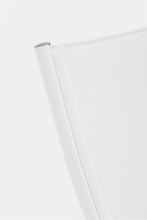 Sdraio da giardino bianca in metallo Taylor – Bizzotto