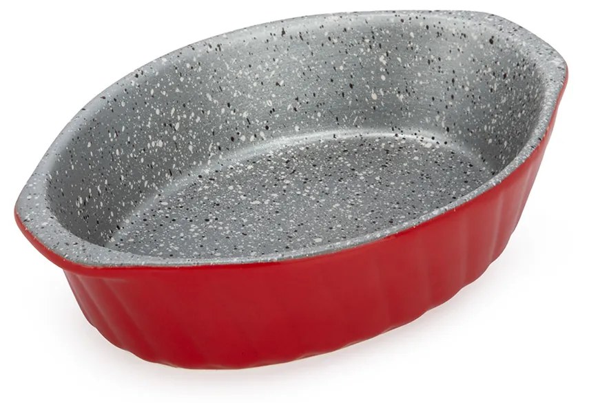 Mini pirofila ceramica 19x12,5x5 cm rossa