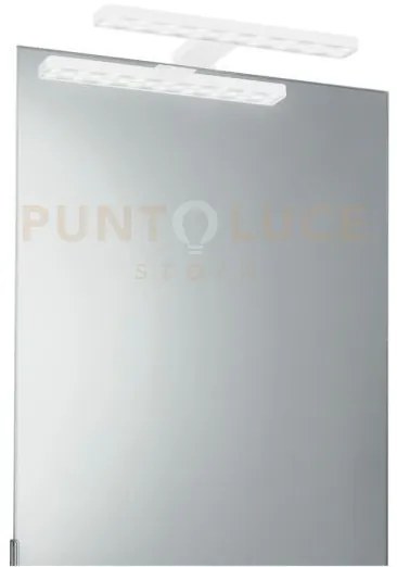 Applique led cruise bianco fissaggio parete e specchio 5,2w 550lm 4...