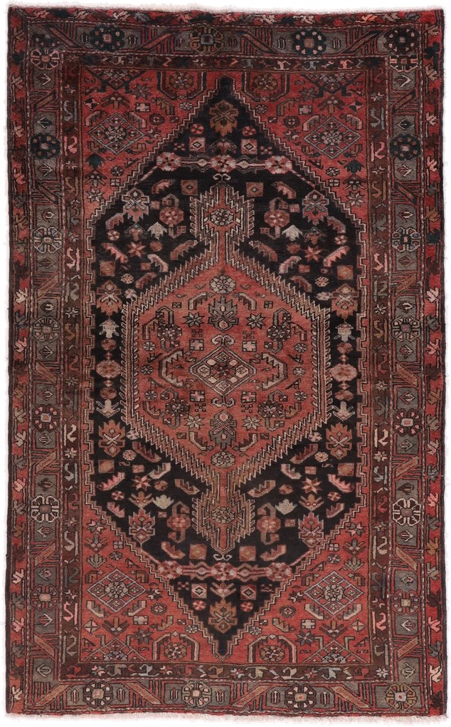 Hamedan Tappeto 150 x 240 (Iran) Annodato A Mano