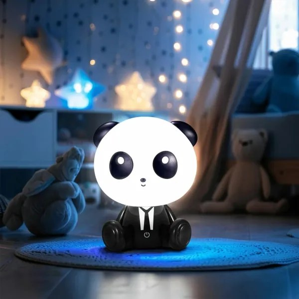 Lampada a LED dimmerabile per bambini PANDA LED/2,5W/3,7V 1200 mAh
