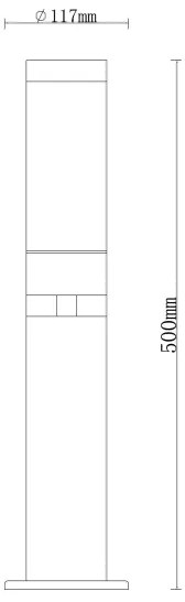 Globo 34071 - Lampada da esterno JAICY 1xE27/15W/230V IP44