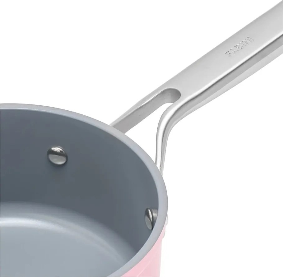 Pentola con coperchio incluso/con superficie in ceramica adatta all'induzione 1,3 l Meda 3.0 – FABINI