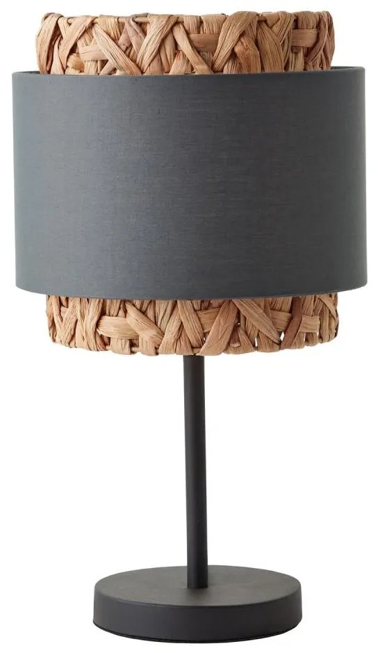 Brilliant - Lampada da tavolo WATERLILLY 1xE27/60W/230V grigio