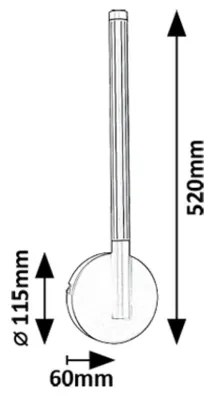 Rabalux 71167 - Applique a LED NIVARO LED/6W/230V
