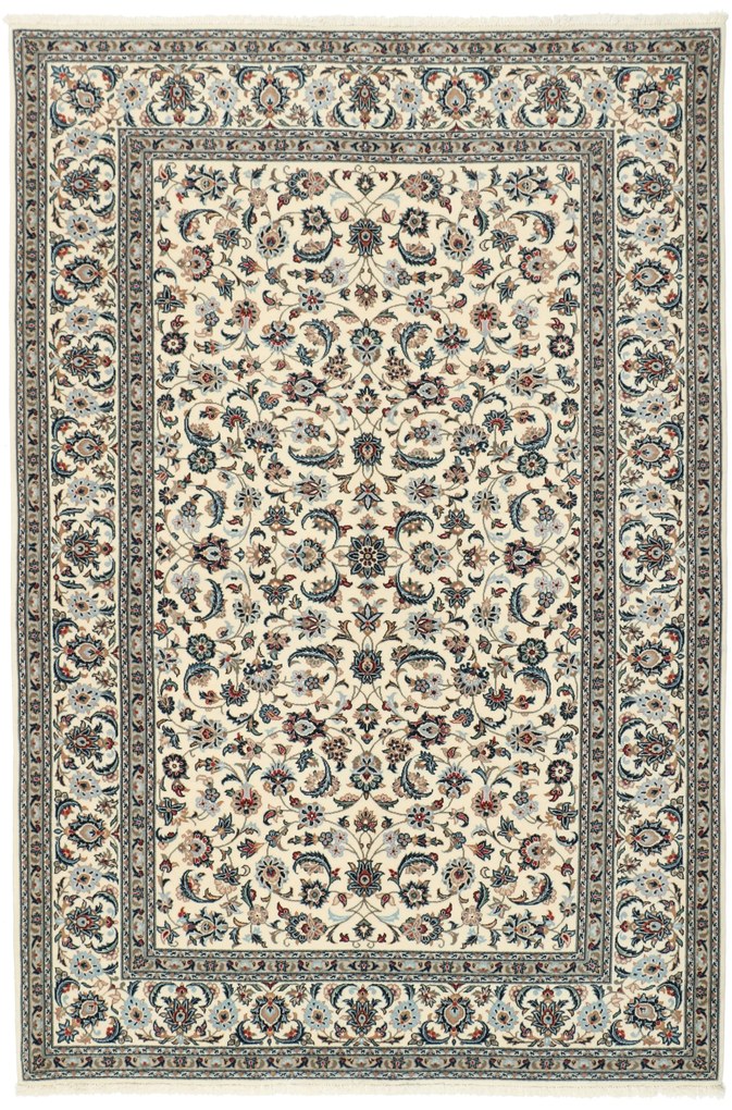 Kashan Tappeto persiano 140x210 (Iran) Annodato A Mano