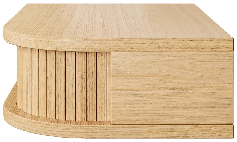 Comodino colore naturale con effetto rovere Farsta – Woodman