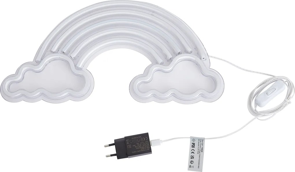 Lampada da parete al neon multicolore con LED - Rainbow