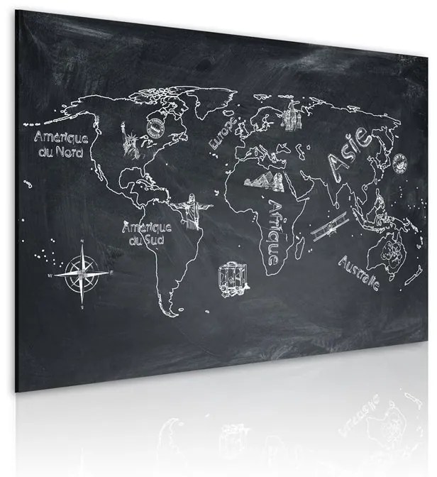 Quadro Lezione di geografia (lingua francese)