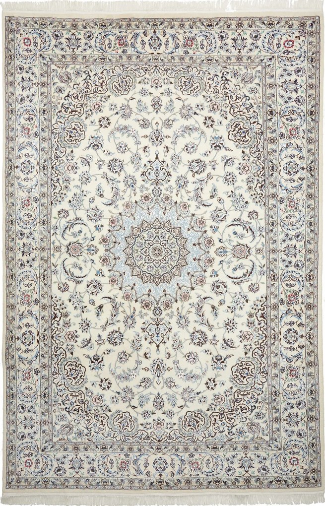Nain Tappeto persiano 290 x 200 Beige (Iran) Annodato A Mano