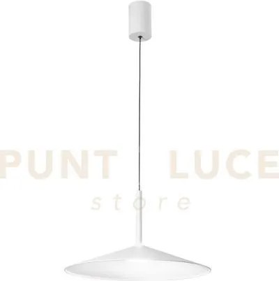Lampadario a sospensione led khan bianca 16w 2405l cct 2700 e 3200k...