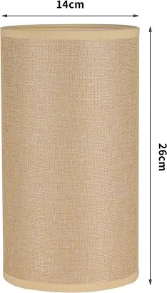 Brilagi - Paralume per lampada da tavolo TABLON E27 Ø 14 cm beige