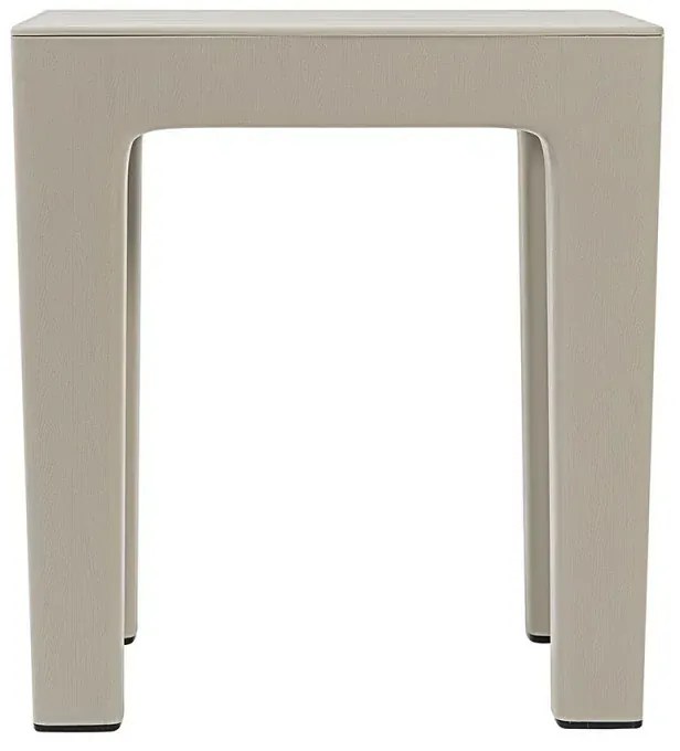 Set 2 pz Lello lo sgabello multiuso tortora ad alta resistenza effetto legno