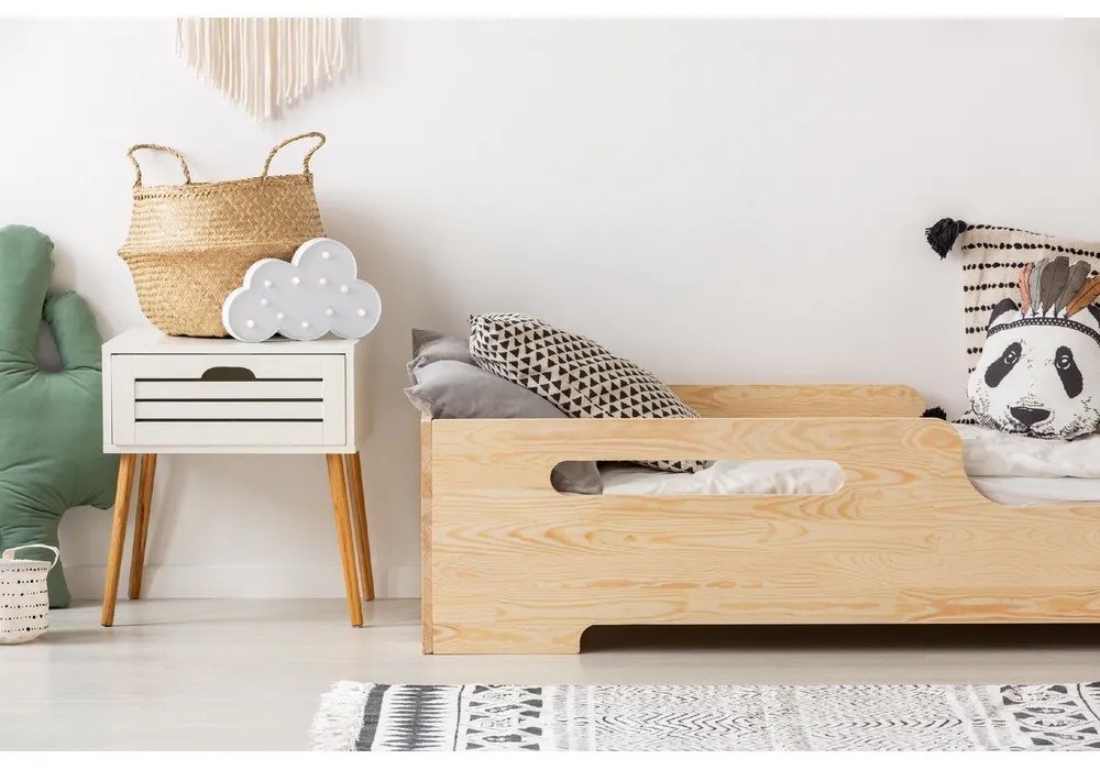 Letto per bambini in legno di pino 70x160 cm Box 2 - Adeko