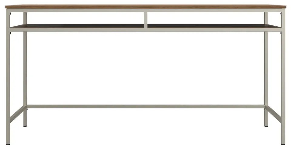 Scrivania con piano effetto noce 51x153 cm Bradford - Støraa