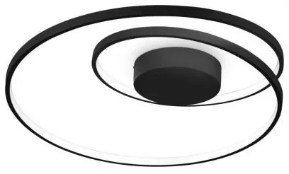 Lampada da soffitto oz pl on off nero