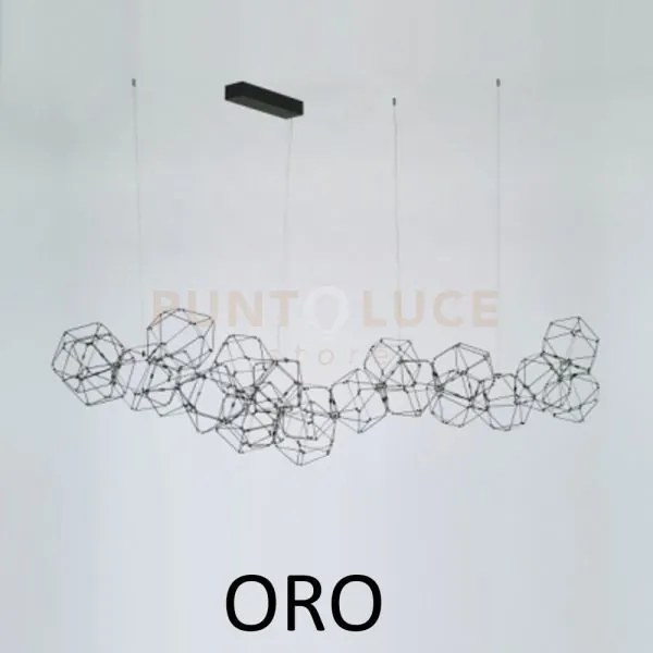 Lucciola 21 lampada a sospensione, oro led 3000k 100,8w, 8568lm, ,...