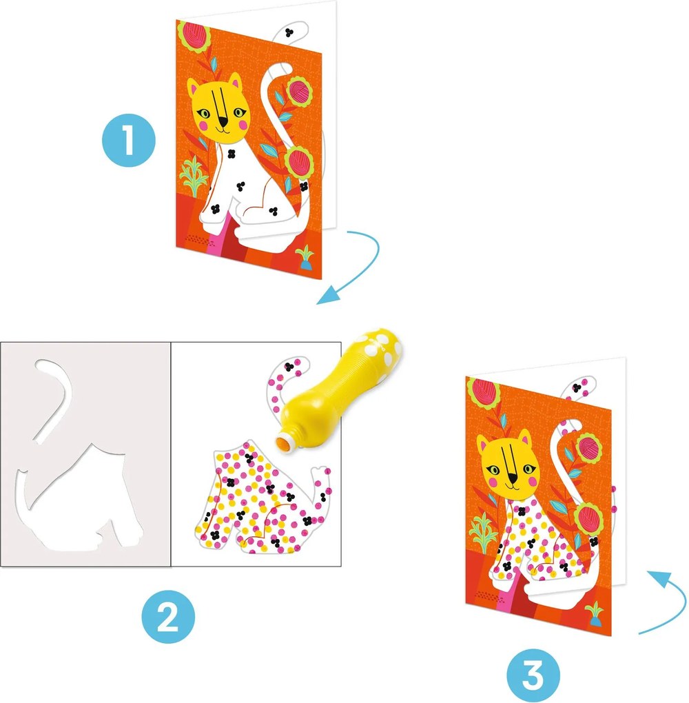 Gioco d'arte - disegni da colorare punto dopo punto