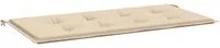 Cuscino per Panca da Giardino Beige 120x50x3 cm cod mxl 68504