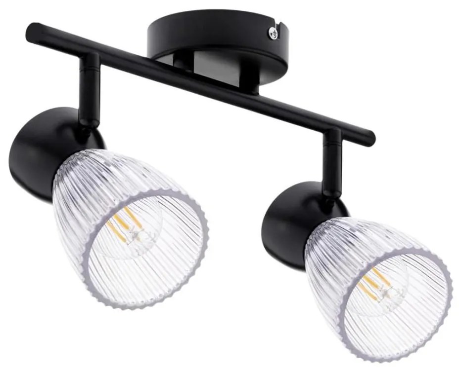 Faretto BEST 2xE14/40W/230V nero