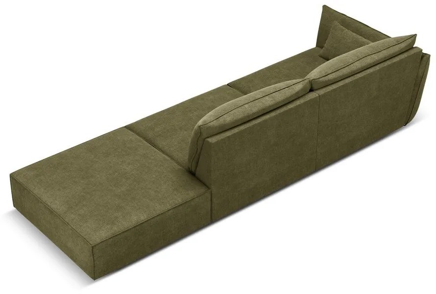 Divano angolare verde Vanda - Mazzini Sofas