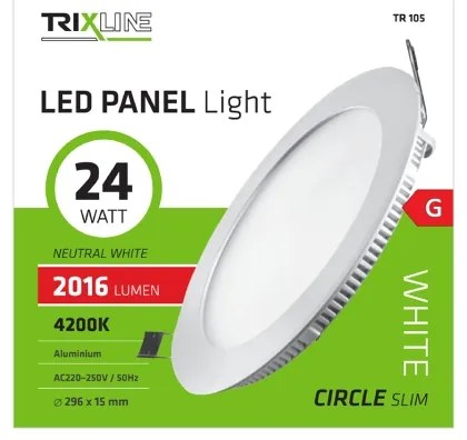 Lampada LED da incasso ROUND LED/24W/230V 4200K