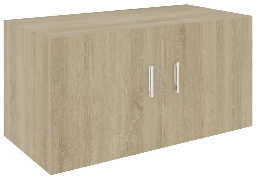 Armadietto da Parete Rovere Sonoma 80x39x40cm Legno Multistrato