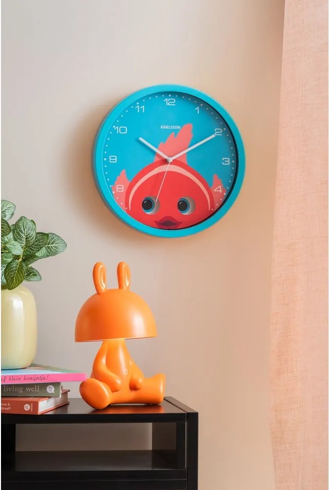 Orologio per bambini ø 31 cm Peekaboo Goldfish - Karlsson