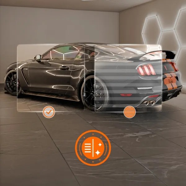 Plafoniera LED/240W/85-265V 4000K 298x209 cm CRI 90 IP44 bianca