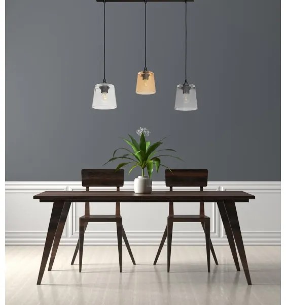 Lampadario a sospensione con filo LUCEA 3xE27/15W/230V