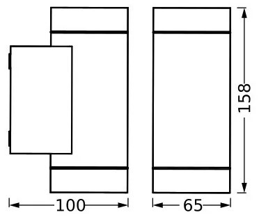 Ledvance - Applique da esterno ITYS 2xGU10/35W/230V IP65