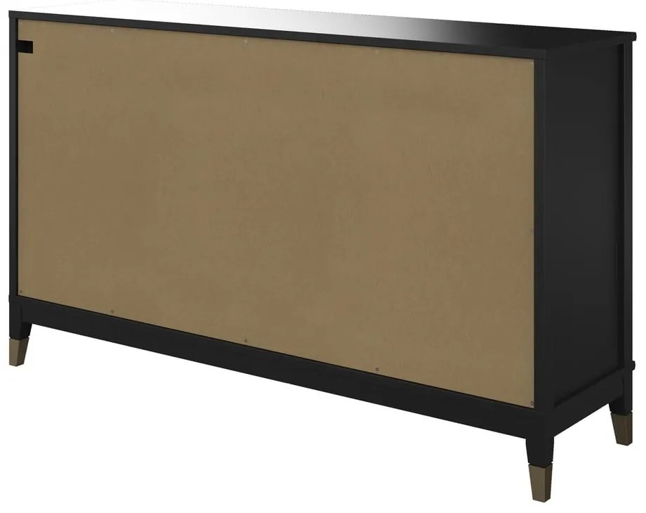 Cassettiera nera , 144 x 85 cm Westerleigh - CosmoLiving by Cosmopolitan