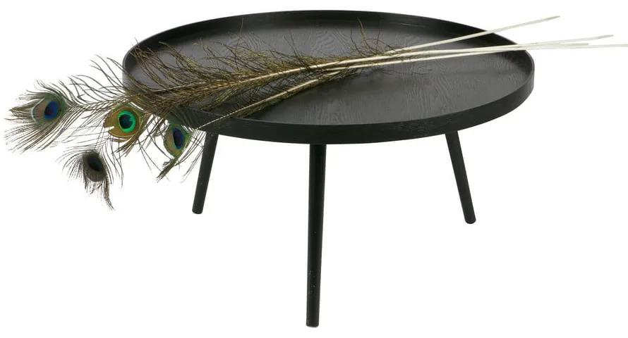 Tavolino nero , Ø 78 cm Mesa - WOOOD